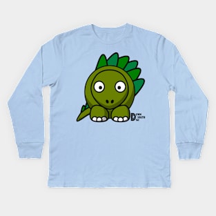 Stegosaurus Shirt Kids Long Sleeve T-Shirt